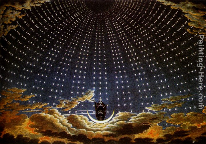 The Queen Of The Night painting - Karl Friedrich Schinkel The Queen Of The Night art painting